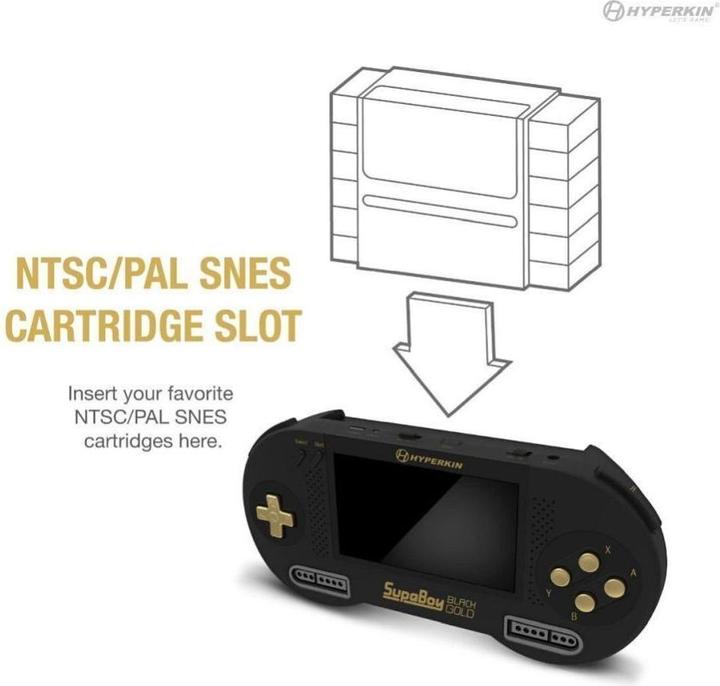 Image du produit Hyperkin Other portable console game SUPABOY M08889-BKC black gold