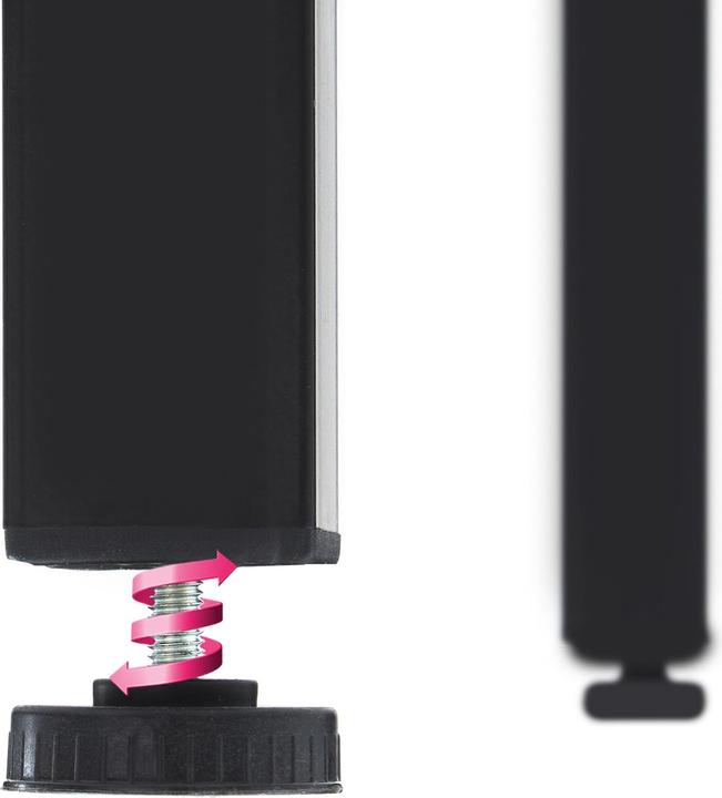 Actual product image tectake Free standing shelf Chatham | With 4 to 5 tiers (57.5 x 52 x 138 cm)