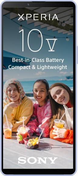 Actual product image Sony Xperia 10 V (128 GB, Lavender, 6.10", Dual SIM, 48 Mpx, 5G)