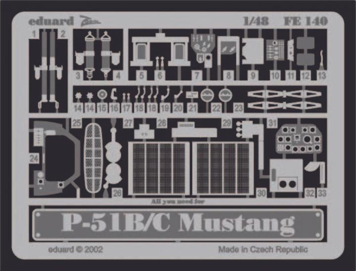 Produktbild Eduard P-51B/C Mustang