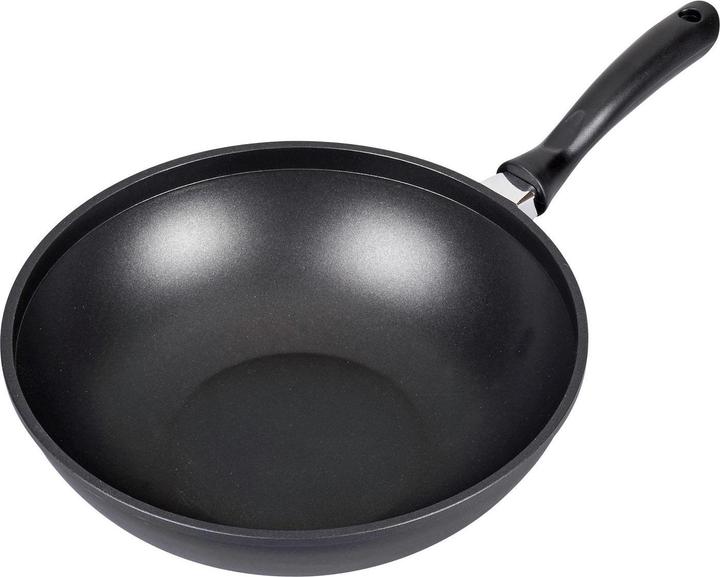 Krüger Leipzig (30 cm, Wok Pfanne, Aluminiumguss)