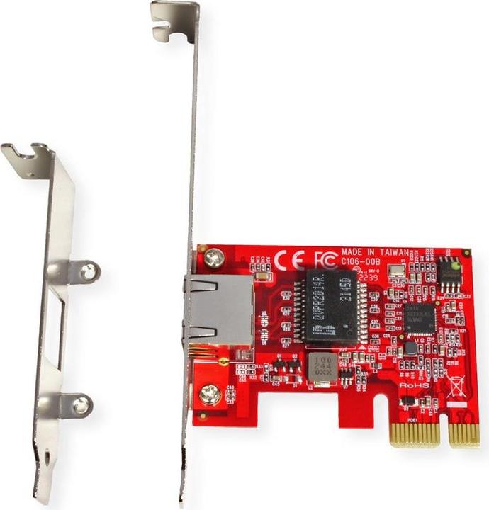 Actual product image Roline PCIe Adapter 2.5GbE Ethernet Low Profile - PCI (PCIe)