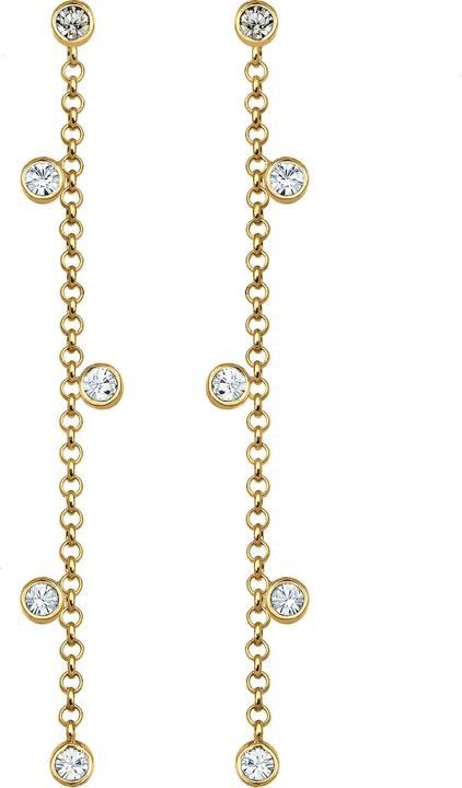 Immagine prodotto Elli Orecchini pendenti con cristalli geo in argento 925 Pretty (Cristallo di vetro, Argento 925)