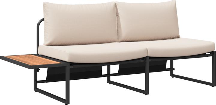 Produktbild VidaXL 2-Sitzer Garten-Sofa mit Taupe-Kissen