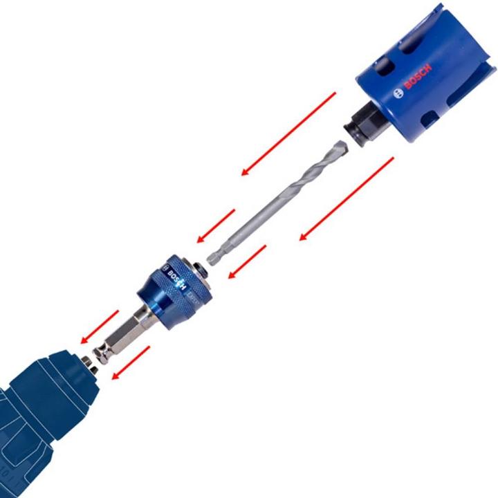 Produktbild Bosch Professional Zubehör PRO Multi Material PC Plus Lochsägen-Set, 11-tlg. (51 Millimeter, 40 Millimeter, 30 Millimeter, 35 Millimeter, 22 Millimeter, 83 Millimeter, 68 Millimeter, 25 Millimeter)