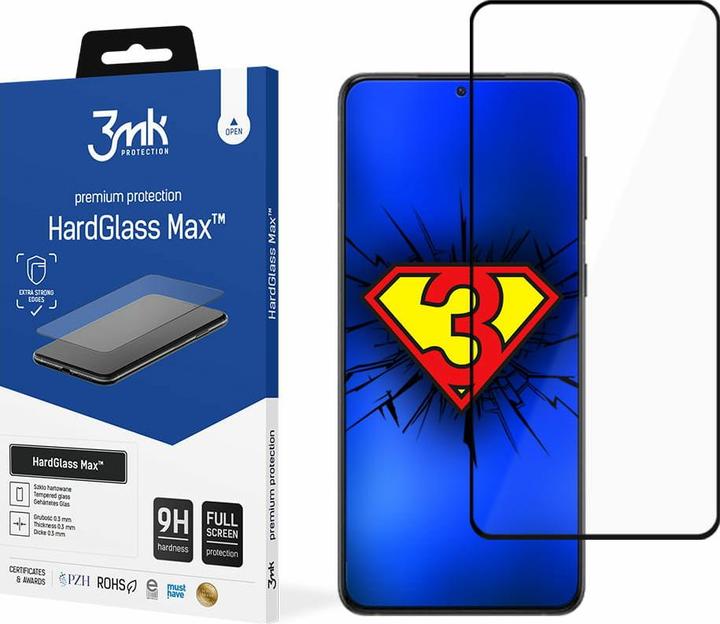 Immagine prodotto 3MK Protezione dello schermo Hardglass Max (1 Pezzo/i, Samsung Galaxy S23+)