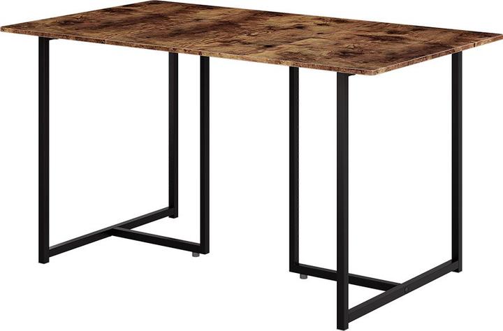 Produktbild Vichy Esstisch Merido, Eiche rustikal/Schwarz, 140 x 80 cm (140 x 75 x 80 cm)