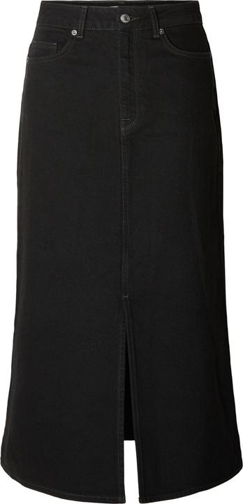 Image du produit Selected Femme Jupe midi en jean noir (36)