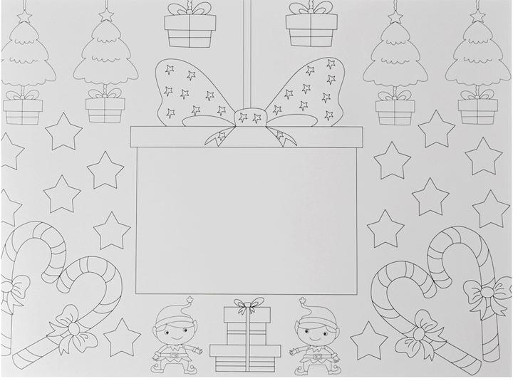 Image du produit Livre de coloriage Set de table Noël, 12 pièces (42 x 30 x 1 cm)