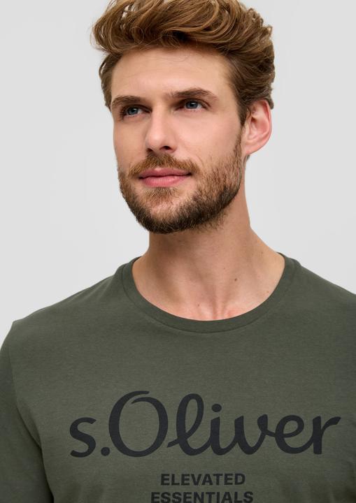 Actual product image S.Oliver T-Shirt Casual Bequem sitzend Logo T-Shirt (M)