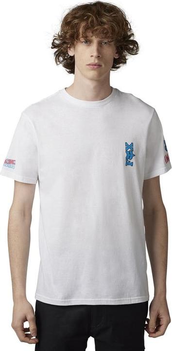Fox Tee 23 Barb Wire Ss Prem Opt Wht M (M)