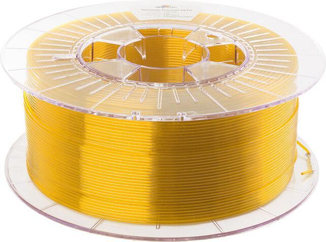Immagine prodotto Filamento / PETG / GIALLO TRASPARENTE / 1,75 mm / 1 kg (PETG, 1.75 mm, 1000 g, Giallo)