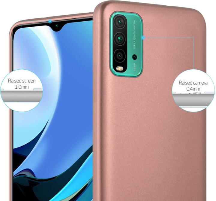 Actual product image Cadorabo TPU Matt Metallic Sleeve (Xiaomi Redmi 9T)