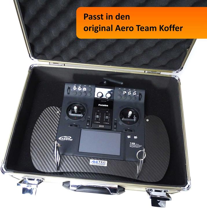 Immagine prodotto AHLtec console per trasmettitori futaba da fx-20 a fx-36 nera staffa per console per trasmettitori