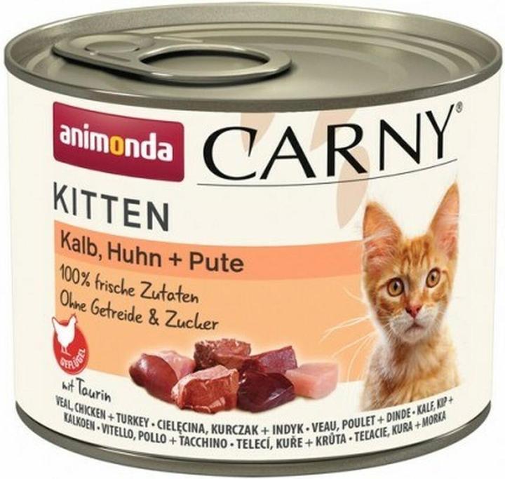 Image du produit animonda Carny 4017721836999 Nourriture en boîte pour chats 200 g (Chiot + chaton, 1 pcs, 200 g)