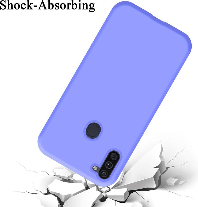 Actual product image Cadorabo TPU Liquid Silicone Case Cover (Samsung Galaxy M11, Samsung Galaxy A11)