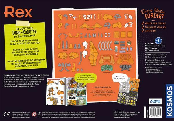 Actual product image Kosmos Rex the Dino-Bot Robotics Experiment Set