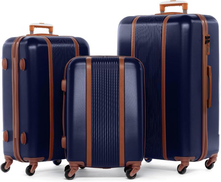 Fergé 3-teiliges Kofferset - Milano (Handgepäck (bis 50l), L (90 - 115l), XL (ab 115l))