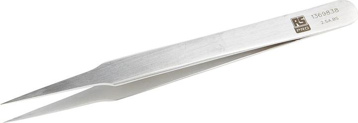 Immagine prodotto Rs Pro Pinzetta in acciaio inossidabile resistente all'acido, punta piatta, 120 mm