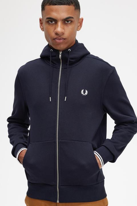 Immagine prodotto Fred Perry Hooded Jacket Navy (S)