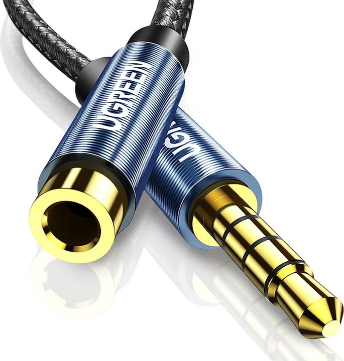 Produktbild Ugreen AUX jack audio extender 3.5 mm AV118, 1,5m (blue) (1.50 m, HDMI)