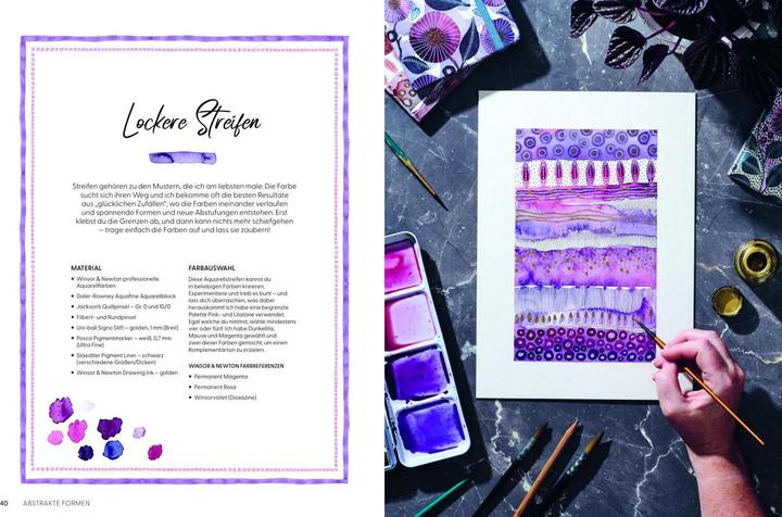 Produktbild Leach:Abstract watercolor (Deutsch, Mareike Weber, Kate Rebecca Leach, 2024)