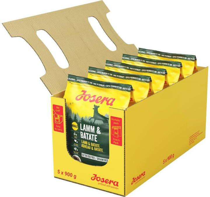 Actual product image Josera Lamb & Batate (Adult, 5 pcs., 900 g)