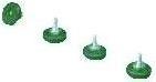 Image du produit Rittal Pieds de nivellement pour FlatBox, M10 x 20 mm