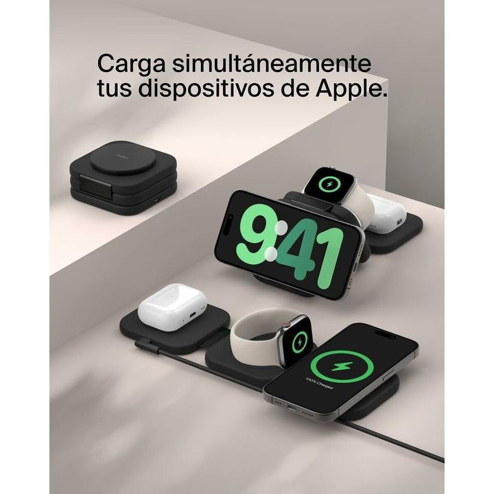 Immagine prodotto Belkin Boost Charge Pro Qi2 3in1 (15 W)