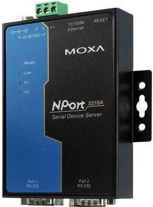 Produktbild Moxa NPort 5210A, LAN RS232 Server, 2 Port (VGA, RJ45 (1x))