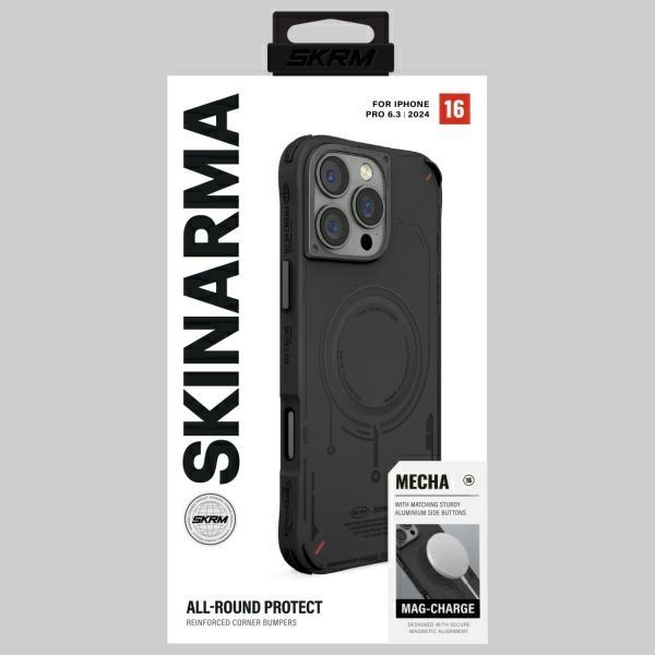 Produktbild Skinarma case Mecha iPhone 16 Pro 6.3" Magnetic Charging black (Apple iPhone 16 Pro)