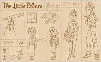 Immagine prodotto Hape Il set di francobolli del piccolo principe