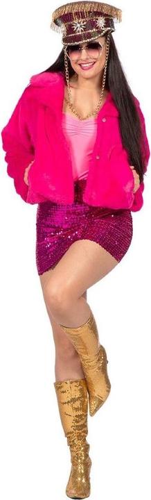 Actual product image Wilbers Fur jacket short, neon pink (36, 38)