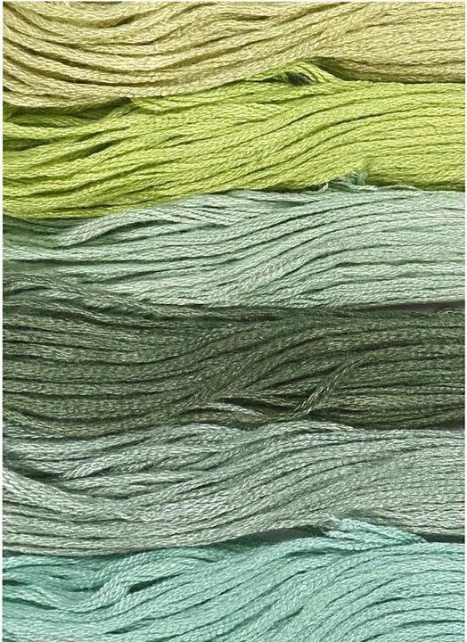 Image du produit Creativ Company Fil de broderie coton vert (8 m)