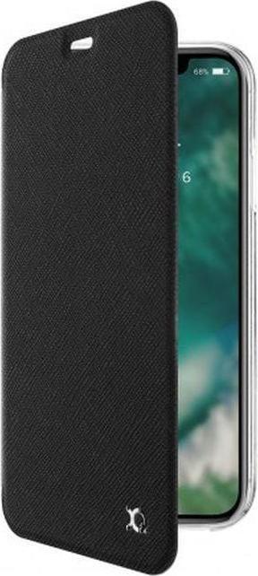 Image du produit Xqisit Flap Cover Adour noir transparent (Apple iPhone XS Max)