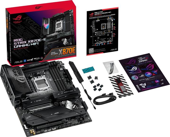 Image du produit ASUS ROG STRIX X870E-E GAMING WIFI (AM5, AMD X870E, ATX)