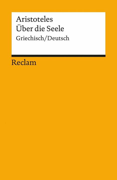 Produktbild De anima / Über die Seele (Deutsch, Aristoteles, 2011)