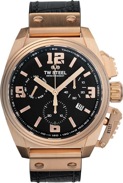 Immagine prodotto TW-Steel TW1115 Cronografo Canteen Orologio da uomo 46mm 10ATM (Cronografo, 46 mm)