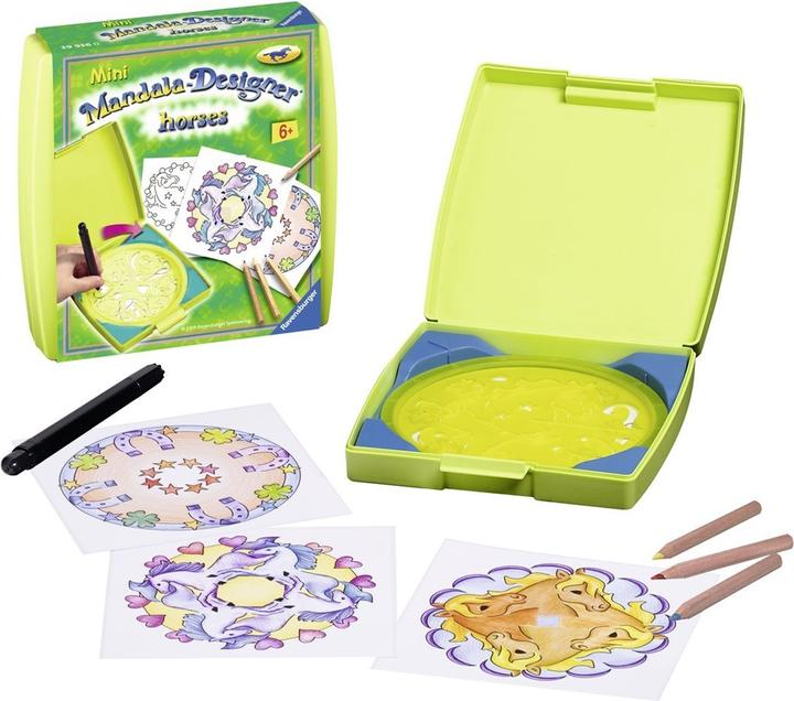 Actual product image Ravensburger Mini Mandala Horses