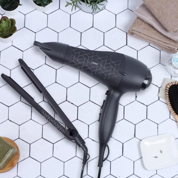 Actual product image Livoo Hair dryer and straightener gift set (Straightening iron)