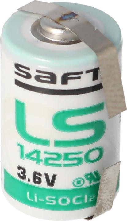 Produktbild Saft Batterie LS14250CNR, Size 1/2 AA, Lötfahnen U-Form (1 Stk., 1/2 AA, 1100 mAh)