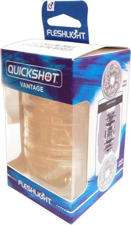 Actual product image Fleshlight Quickshot Masturbator Clear