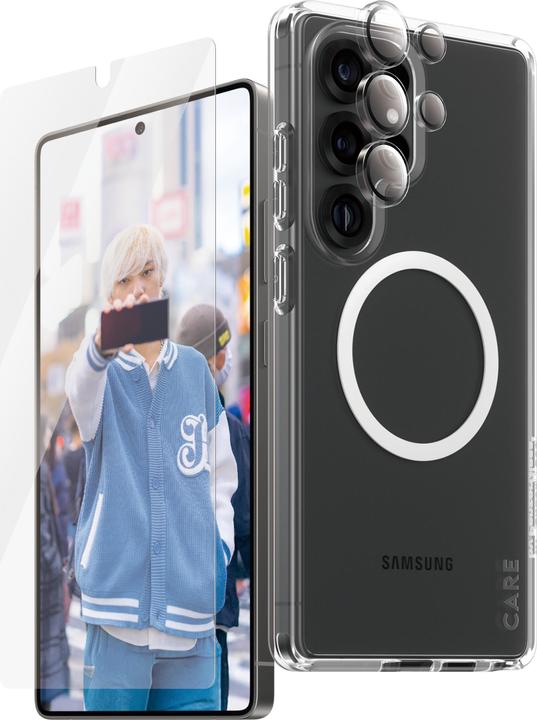 Produktbild PanzerGlass CARE by ® Flagship 3-in-1 Set Samsung Galaxy S 2025 Ultra (1 Stück, Samsung Galaxy S25 Ultra)