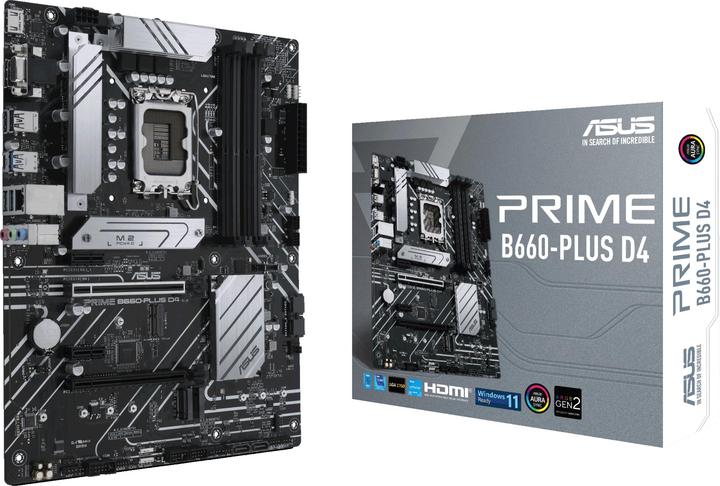 Image du produit ASUS PRIME B660-PLUS D4 (LGA 1700, Intel B660, ATX)