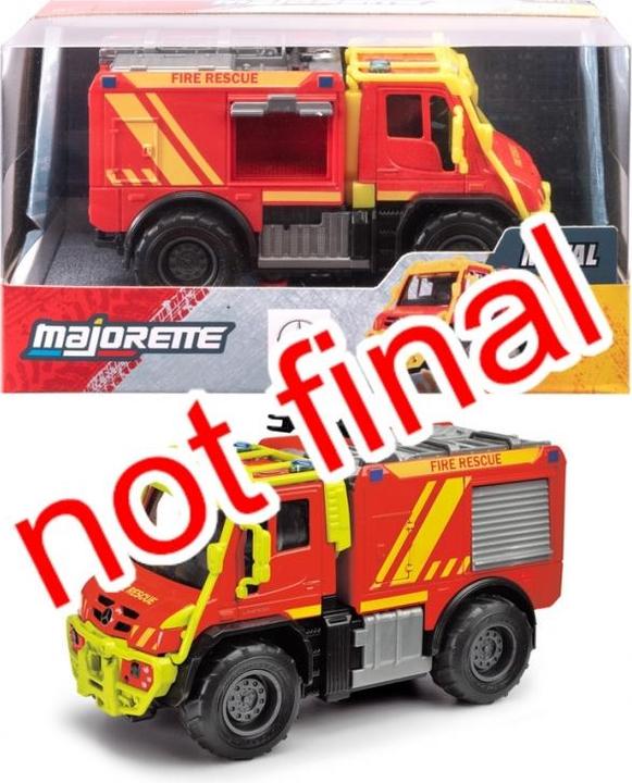 Actual product image Majorette Unimog U530 Fire Truck