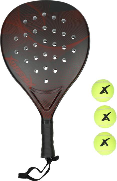 Actual product image Adrenix Padel set racket with 3 balls