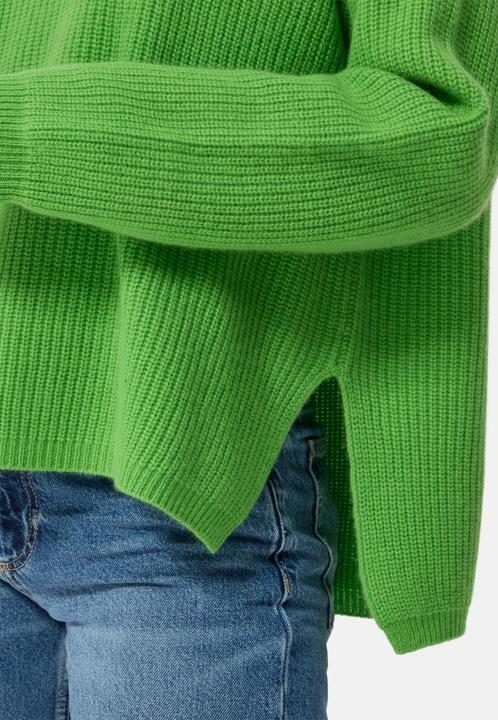 Actual product image Cash-Mere Wolle Kaschmir Oversize Style Rollkragen Pullover (M)