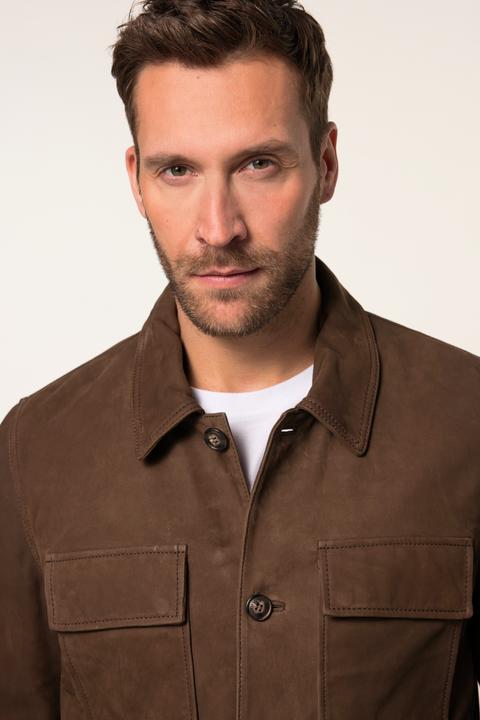 Produktbild JP1880 JP 1880 Lederjacke, Leder, Lamm-Nubukleder, Hemdkragen, bis 7 XL (XL)