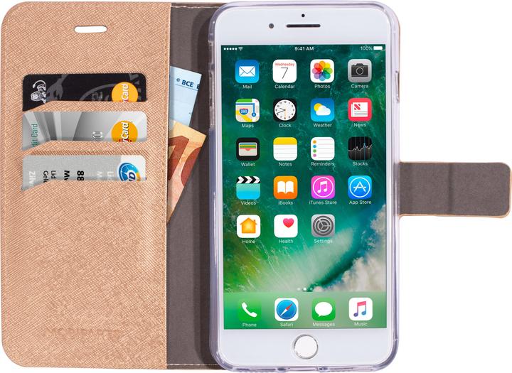 Produktbild Mobiparts Saffiano Wallet Case Apple iPhone 7 Plus/8 Plus Copper (Apple iPhone 7 Plus, Apple iPhone 8 Plus)