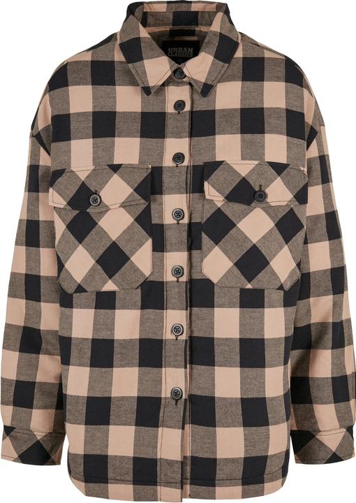 Urban Classics Ladies Flanell Padded Overshirt